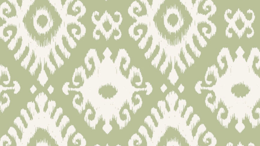 KENAYA 2  MUTED GREEN SHEER LINEN CURTAINS