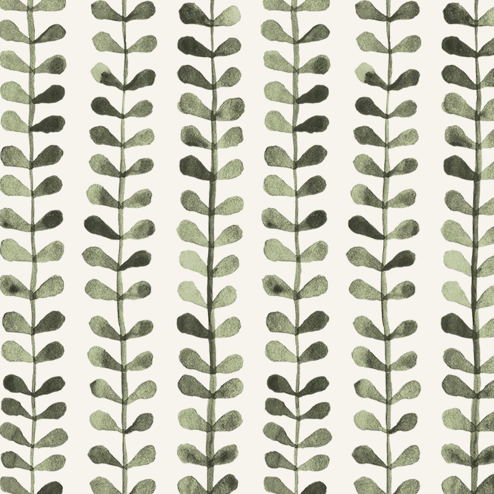 NORDIC LEAF MUTED GREEN LUMBAR CUSHION