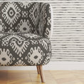 Load image into Gallery viewer, KENAYA 2 CHARCOAL FABRIC BY YARD