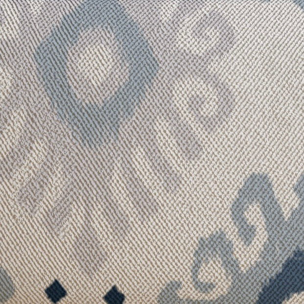 KENAYA 1 BLUE AND GREY SQUARE CUSHION