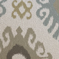 Load image into Gallery viewer, KENAYA 1 BLUE AND TAUPE SQUARE CUSHION