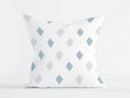 Load image into Gallery viewer, KETUT BLUE AND GREY SQUARE CUSHION