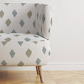 Load image into Gallery viewer, KETUT BLUE TAUPE FABRIC BY YARD