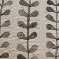Load image into Gallery viewer, NORDIC LEAF CHARCOAL BLACK  LUMBAR CUSHION