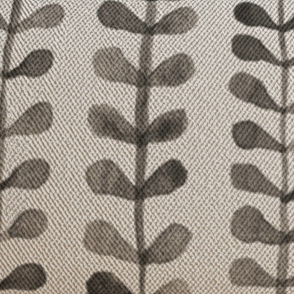 NORDIC LEAF CHARCOAL BLACK  LUMBAR CUSHION