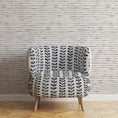 Load image into Gallery viewer, NORDIC LEAF VINTAGE BLUE FABRIC BY YARD