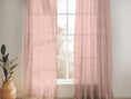 Load image into Gallery viewer, NAOMI PEACH BUD SHEER LINEN CURTAIN