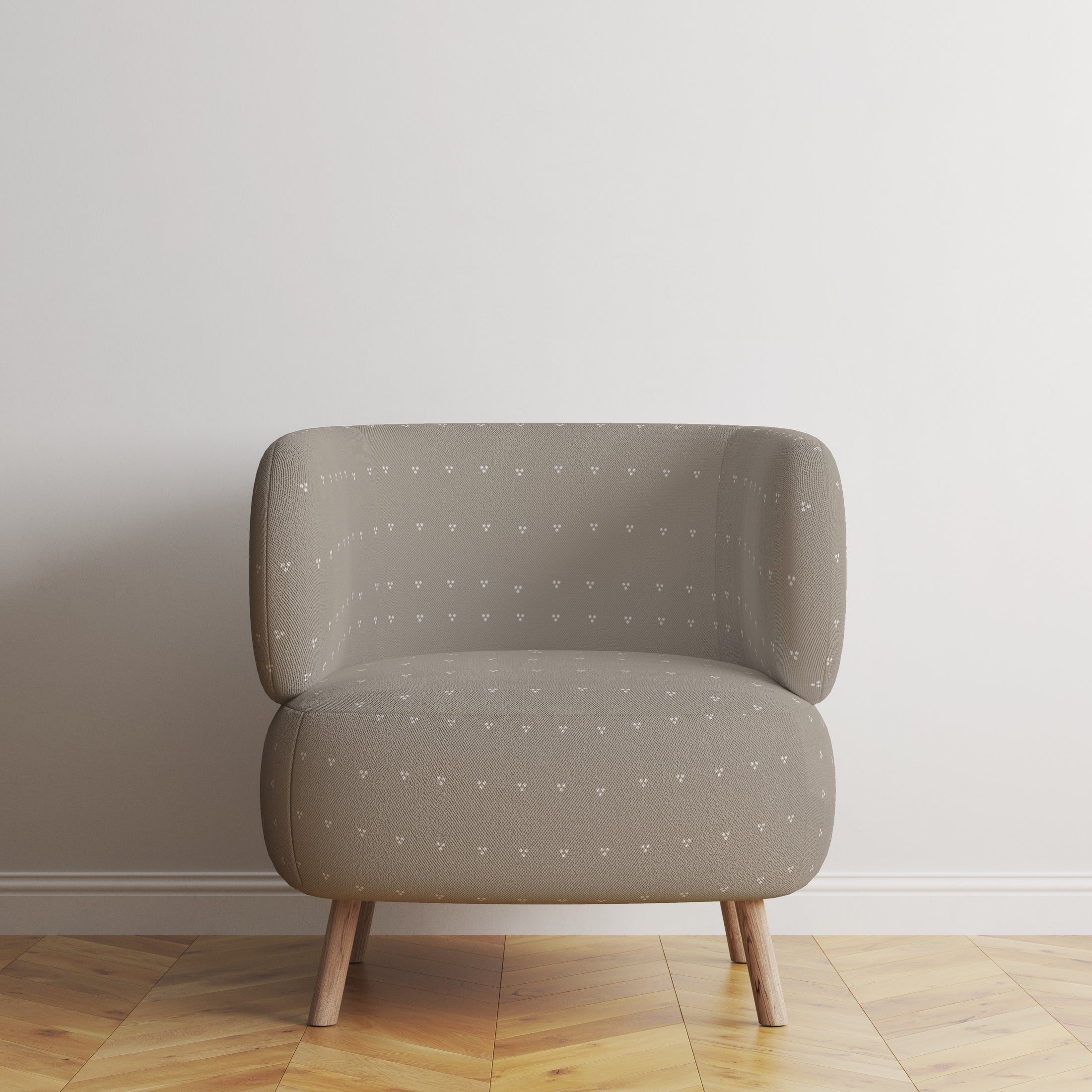 NAOMI  TAUPE FABRIC  BY YARD