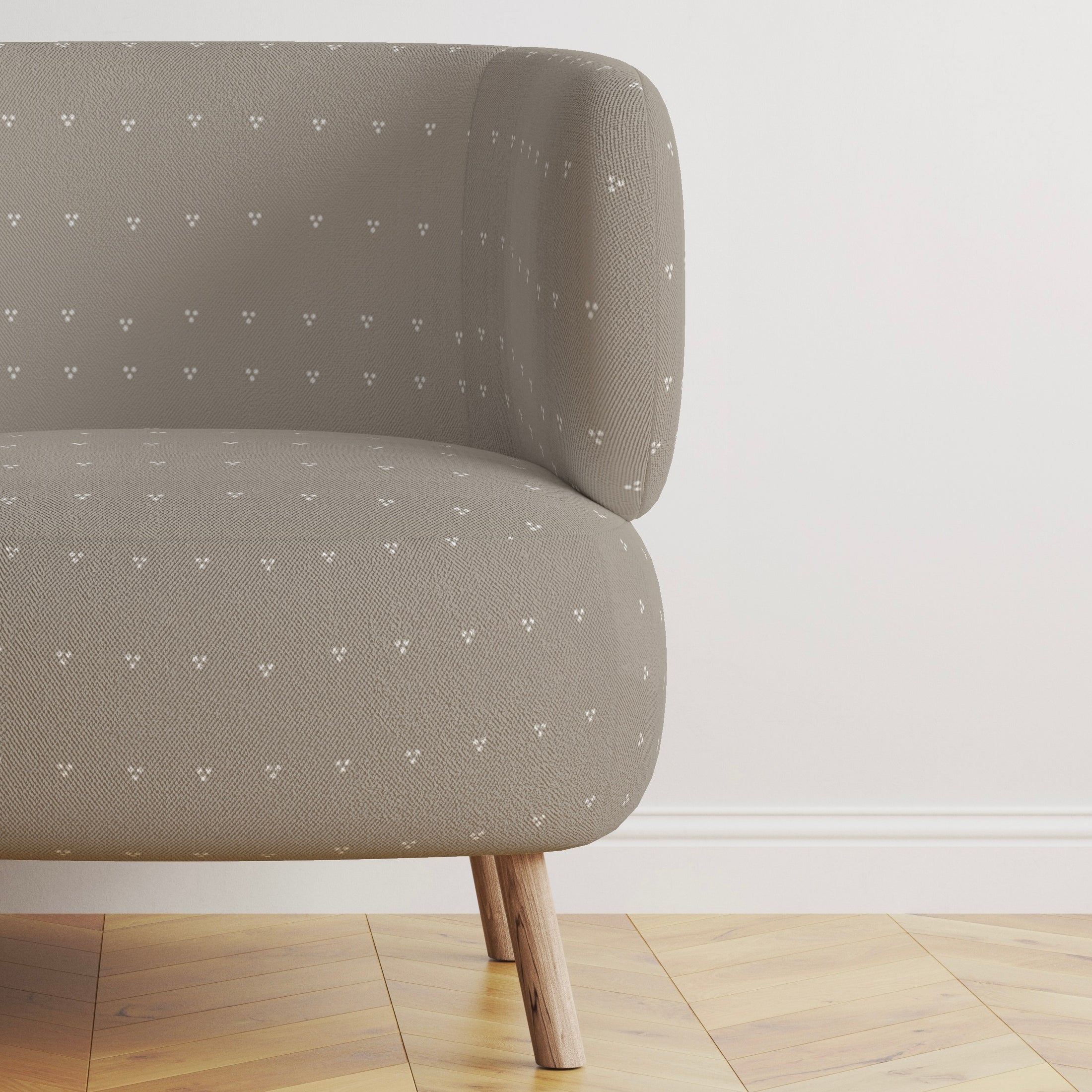NAOMI  TAUPE FABRIC  BY YARD