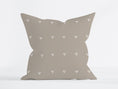 Load image into Gallery viewer, NAOMI TAUPE SQUARE CUSHION