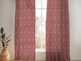 Load image into Gallery viewer, NAOMI TERRACOTTA SHEER LINEN CURTAIN