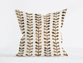Load image into Gallery viewer, NORDIC LEAF HONEY DEW SQUARE CUSHION
