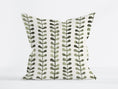 Load image into Gallery viewer, NORDIC LEAF MUTED GREEN SQUARE CUSHION