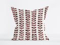 Load image into Gallery viewer, NORDIC LEAF TERRACOTTA SQUARE CUSHION