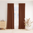 Load image into Gallery viewer, TERRACOTTA LUXE LINEN CURTAINS