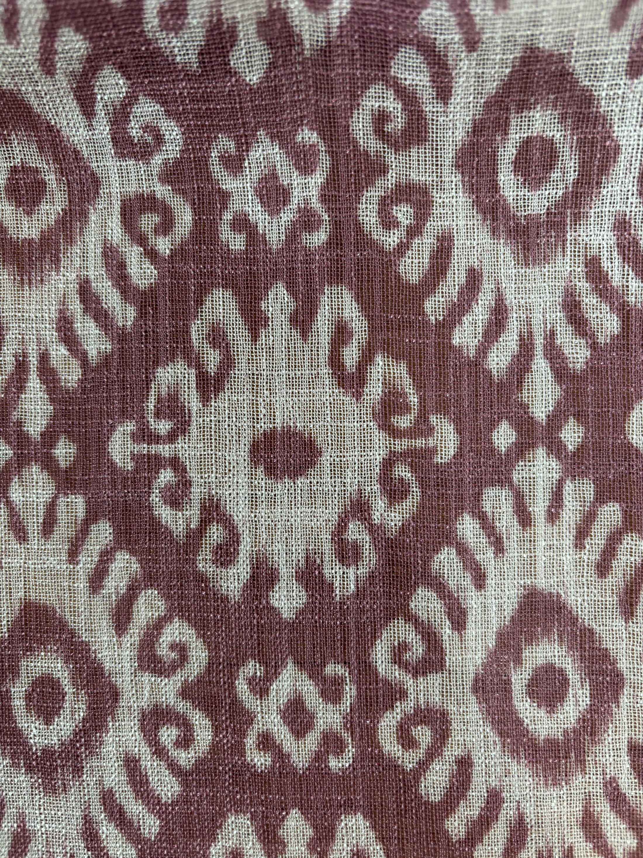 KENAYA 2  DUSTY PINK SHEER LINEN CURTAINS