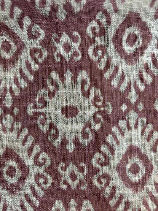 KENAYA 2  DUSTY PINK SHEER LINEN CURTAINS