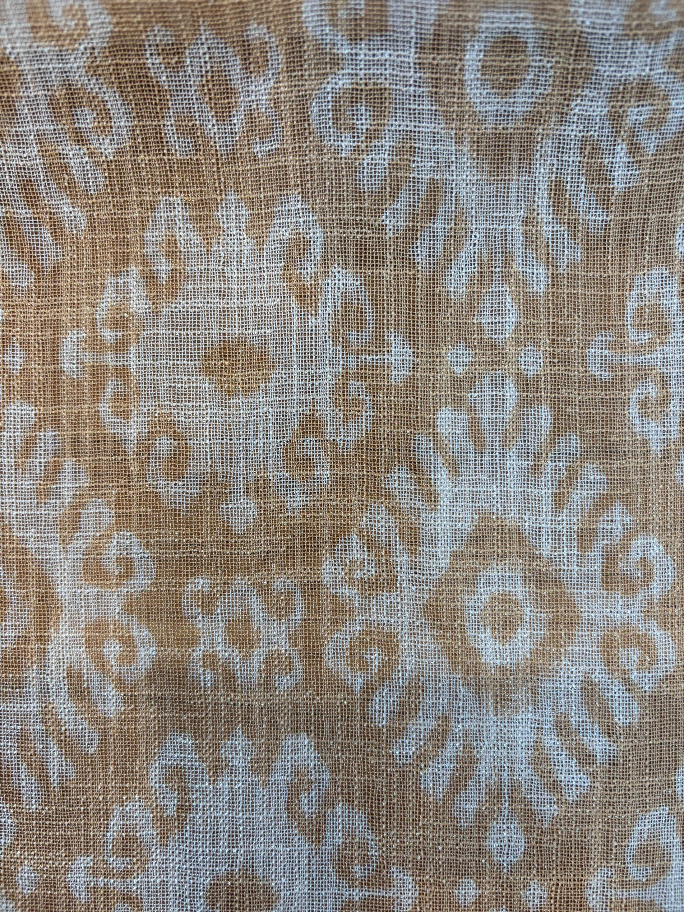 KENAYA 2  CAMEL SHEER LINEN CURTAINS