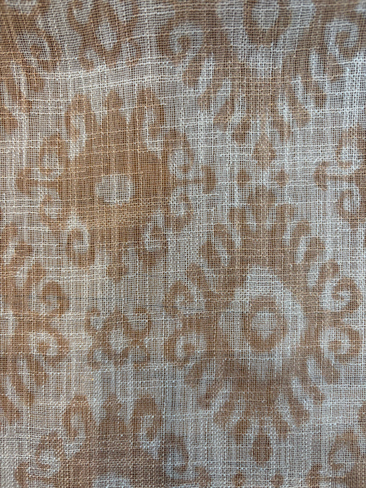 KENAYA 3 SOFT BEIGE  SHEER LINEN CURTAINS