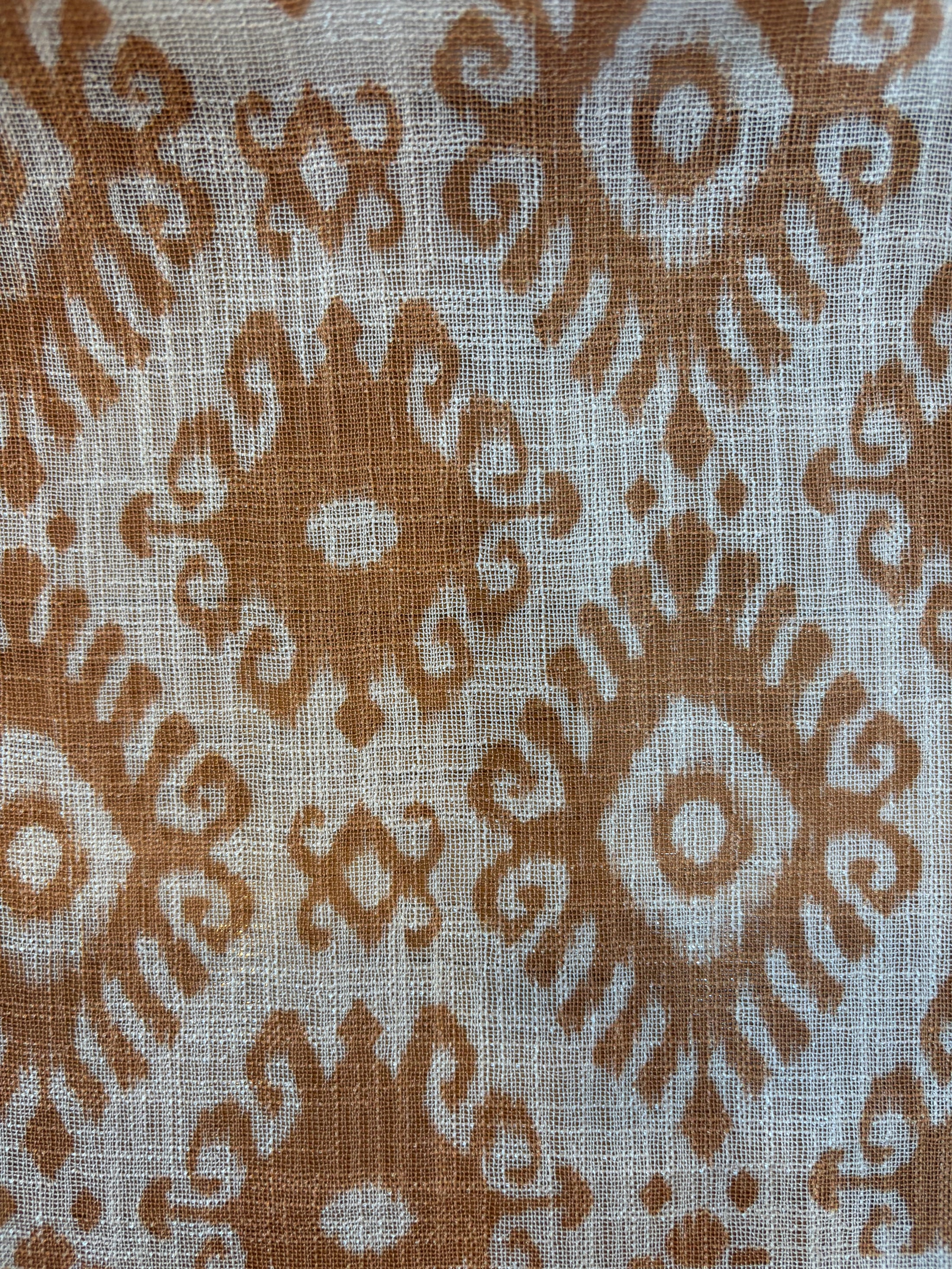 KENAYA 3 HONEY DEW  SHEER LINEN CURTAINS