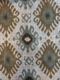 Load image into Gallery viewer, KENAYA 1 YELLOW AND GREEN SHEER LINEN CURTAINS
