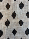 Load image into Gallery viewer, KETUT BLACK AND WHITE SHEER LINEN CURTAINS
