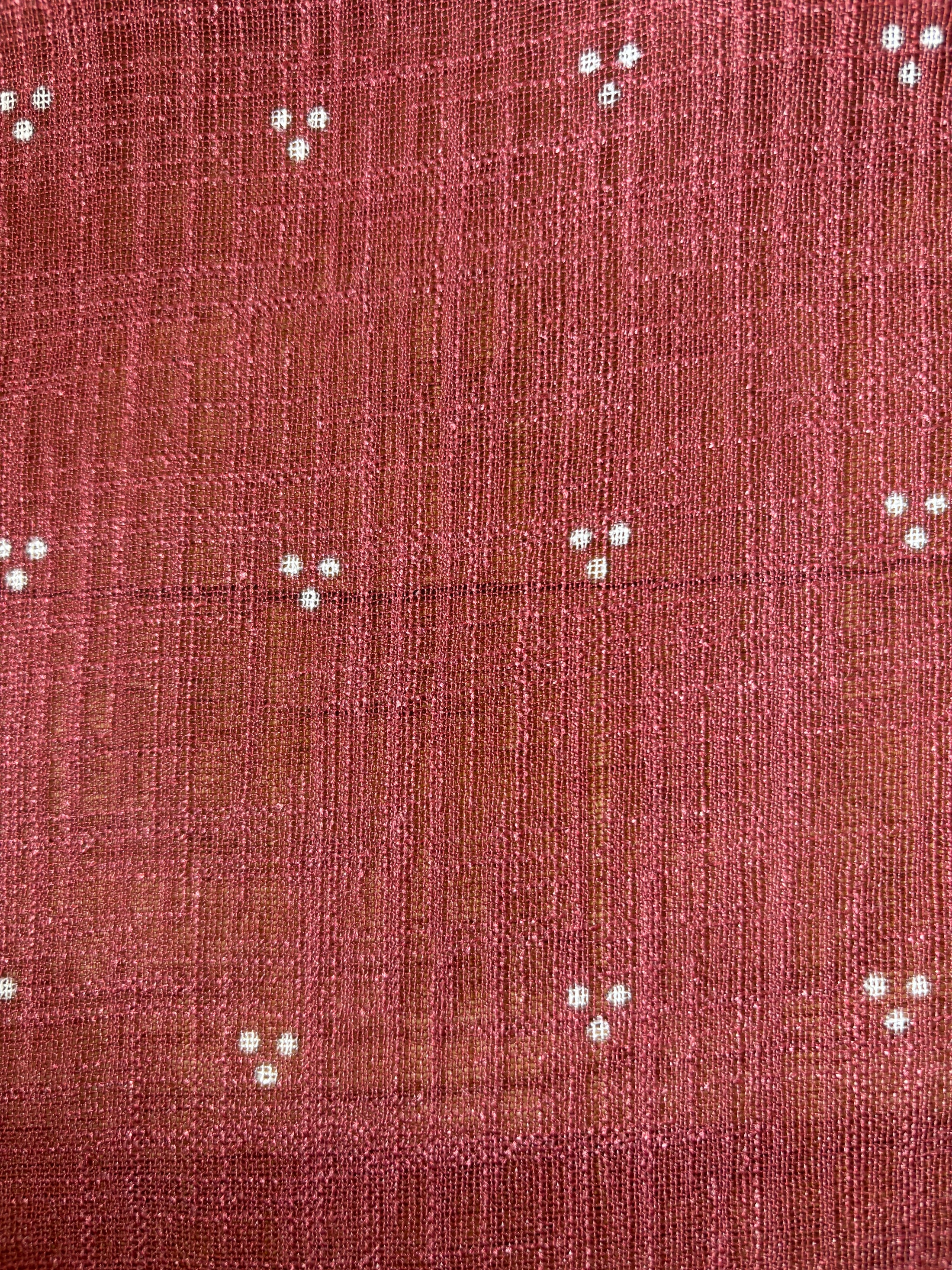 NAOMI TERRACOTTA SHEER LINEN CURTAIN