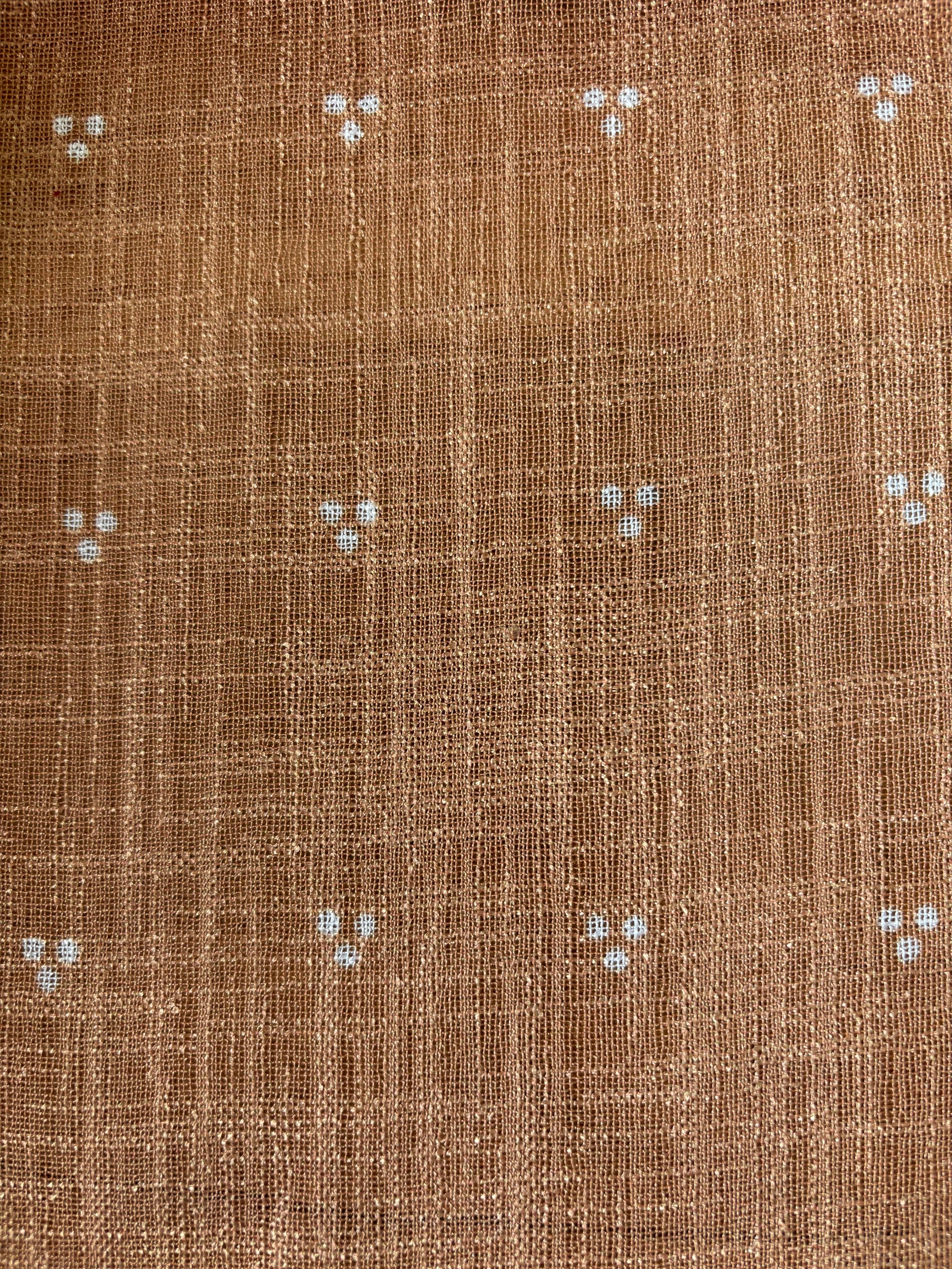 NAOMI HONEY DEW SHEER LINEN CURTAIN