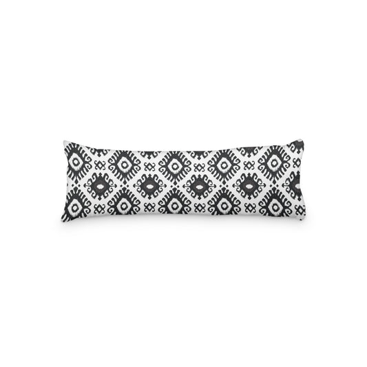 KENAYA 1  BLACK AND WHITE LUMBAR CUSHION