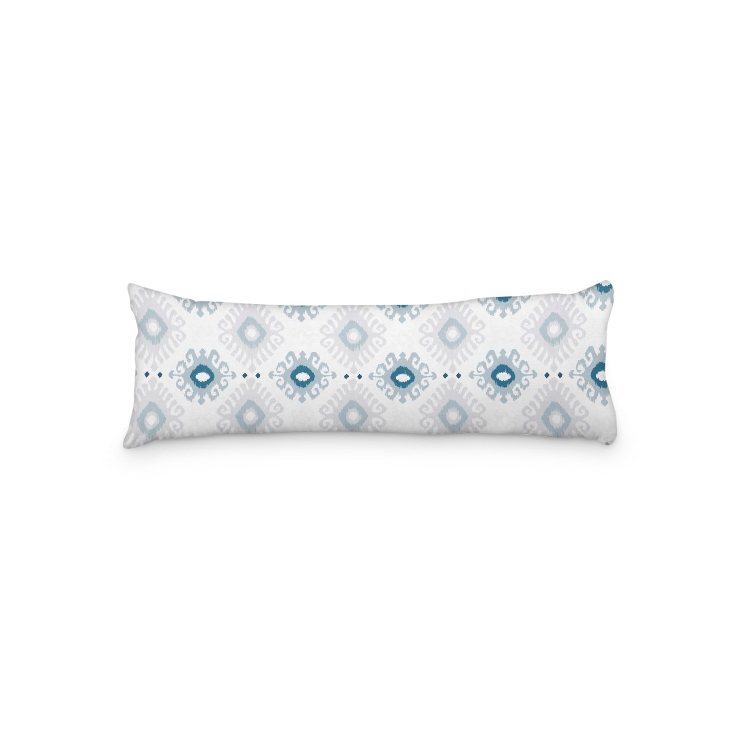 KENAYA 1  BLUE AND GREY LUMBAR CUSHION