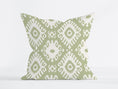 Load image into Gallery viewer, KENAYA 2 MUTED GREEN SQUARE CUSHION

