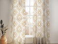 Load image into Gallery viewer, KENAYA 3 SOFT BEIGE  SHEER LINEN CURTAINS
