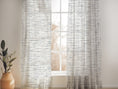 Load image into Gallery viewer, KOA VINTAGE BLUE SHEER LINEN CURTAINS
