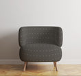 Load image into Gallery viewer, NAOMI  CHARCOAL BLACK FABRIC  BY YARD
