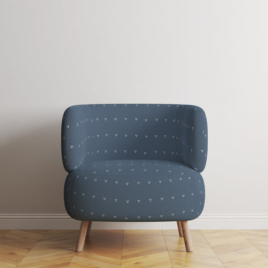 NAOMI VINTAGE BLUE FABRIC  BY YARD