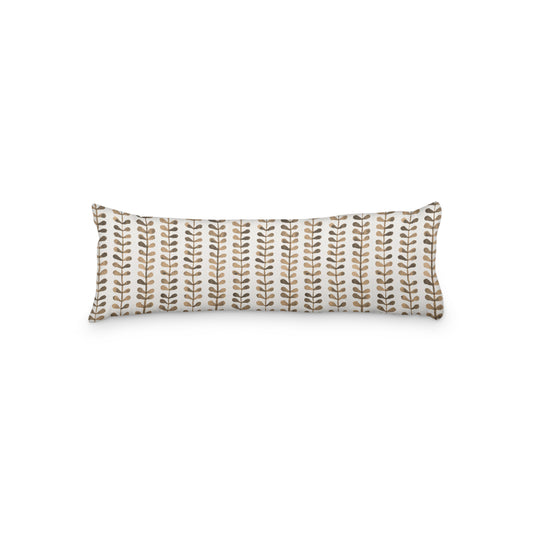 NORDIC LEAF HONEY DEW  LUMBAR CUSHION