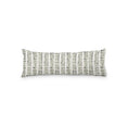 Load image into Gallery viewer, NORDIC LEAF MUTED GREEN LUMBAR CUSHION
