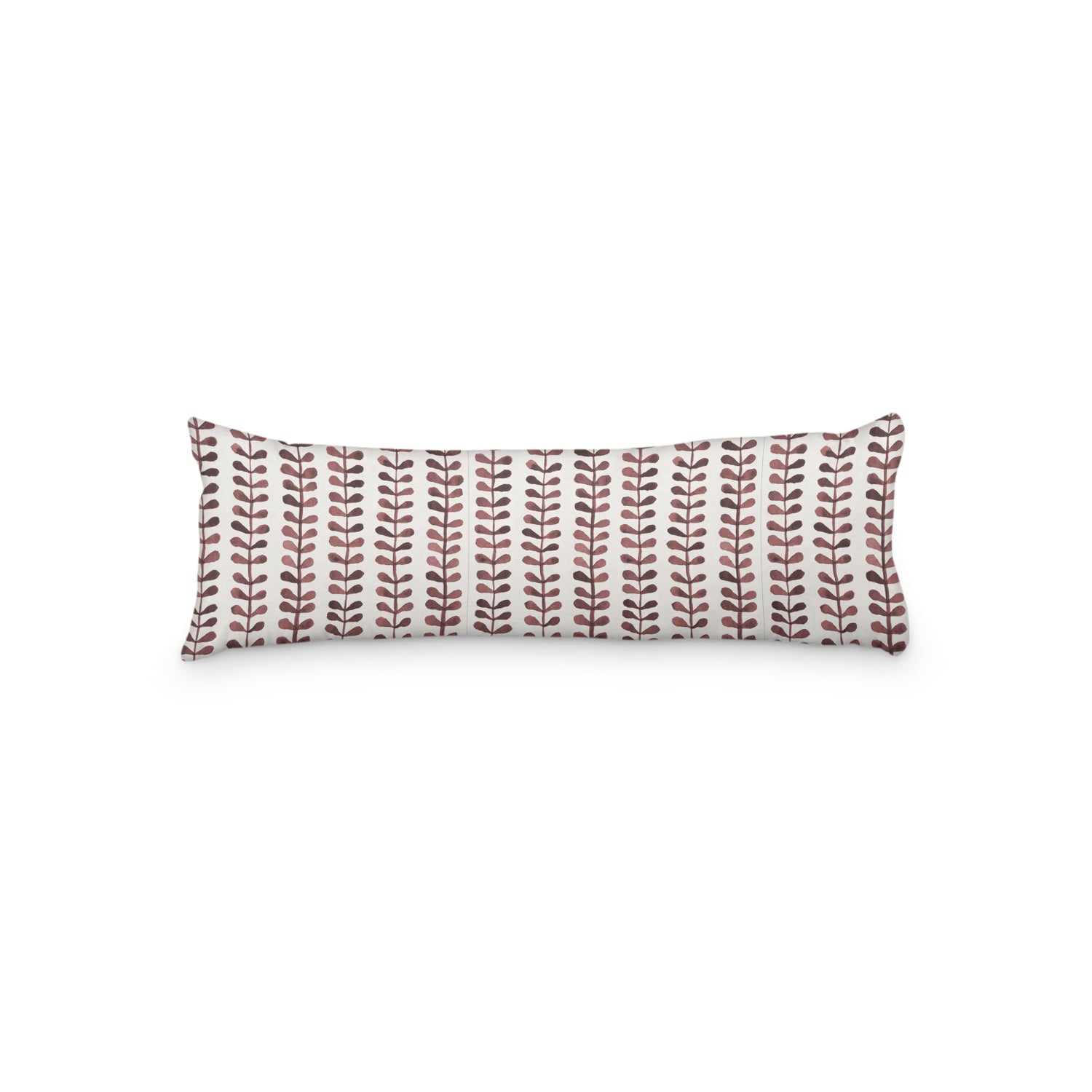 NORDIC LEAF TERRACOTTA LUMBAR CUSHION