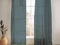 Load image into Gallery viewer, VINTAGE BLUE SHEER LINEN CURTAINS
