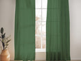 Load image into Gallery viewer, FOREST GREEN SHEER LINEN CURTAINS
