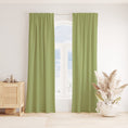 Load image into Gallery viewer, MUTED GREEN LUXE LINEN CURTAINS
