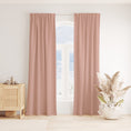 Load image into Gallery viewer, PEACH BUD LUXE LINEN CURTAINS
